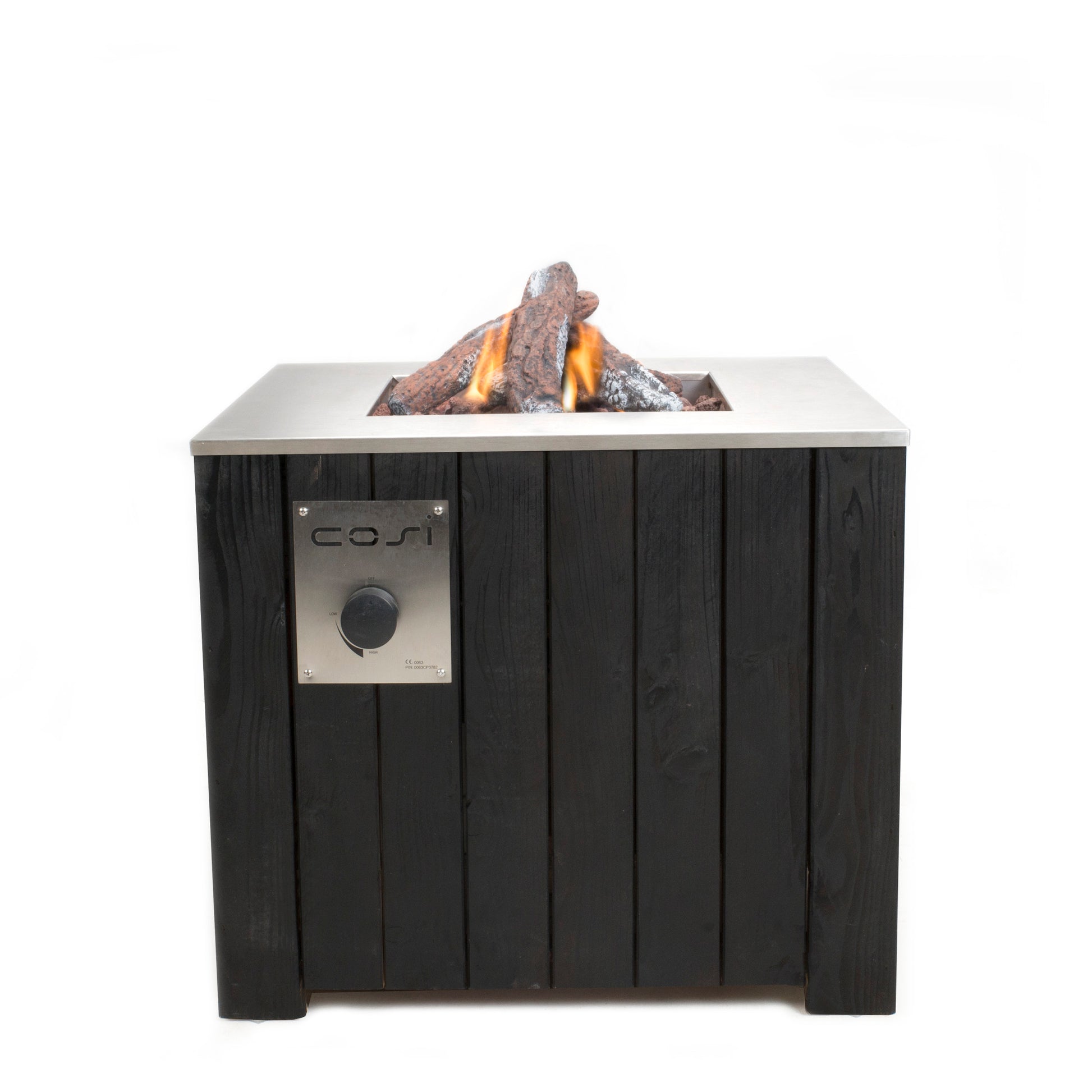 Cosi - Cosicube 70 Black Fire Pit - Timeout Gardens