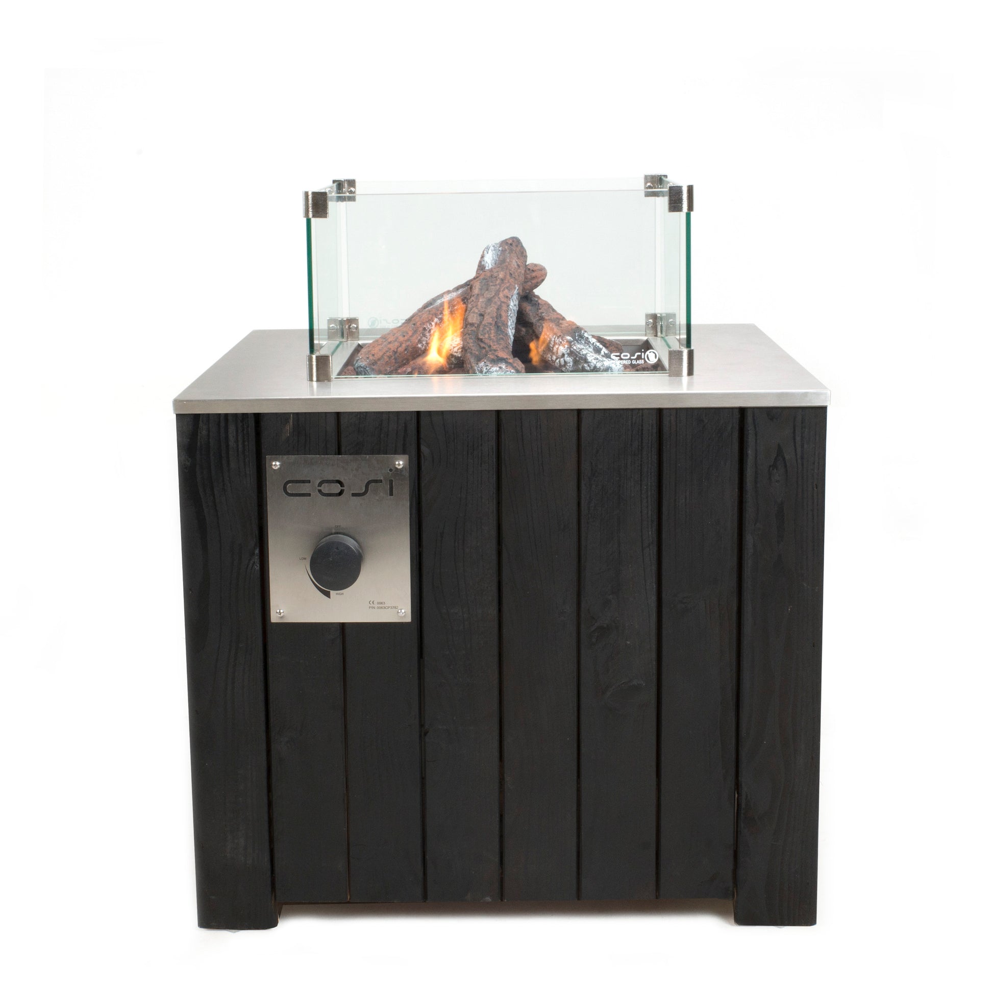 Cosi - Cosicube 70 Black Fire Pit - Timeout Gardens