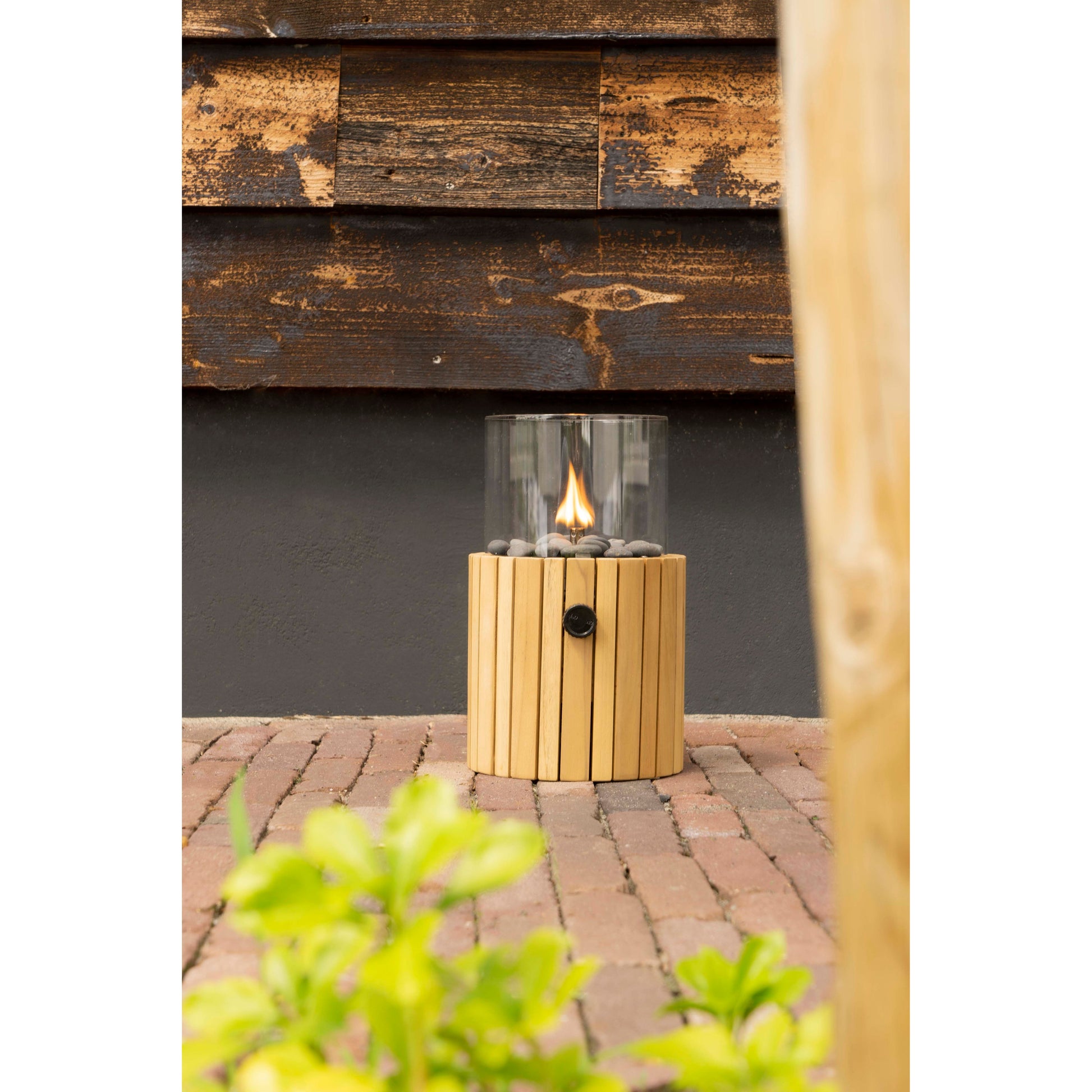 Cosi - Cosiscoop Timber Round Fire Lantern - Timeout Gardens