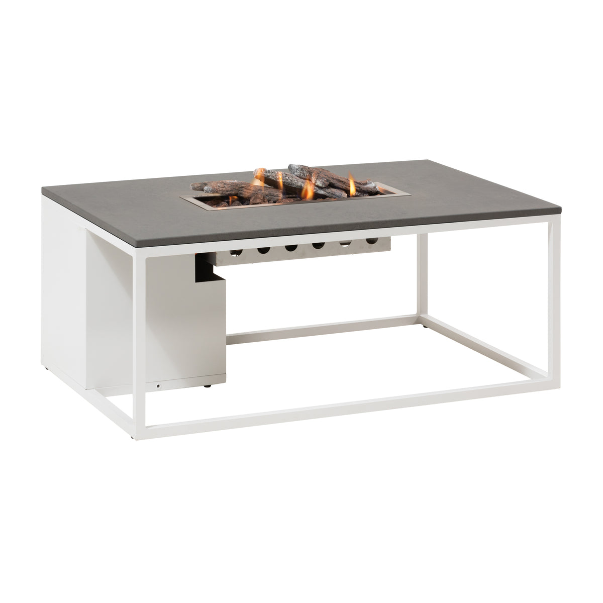 Cosiloft 120 White and Grey Fire Pit Table