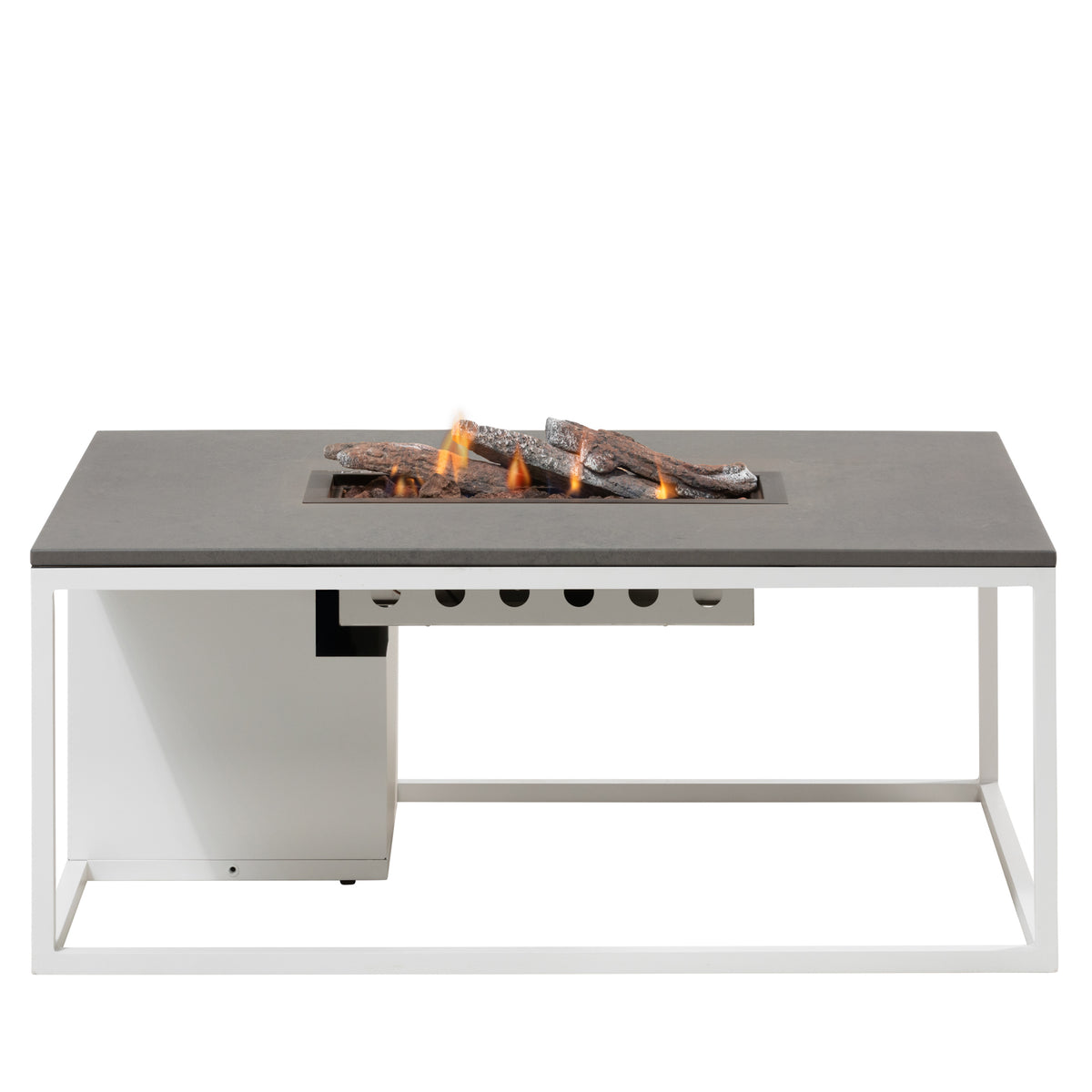 Cosiloft 120 White and Grey Fire Pit Table