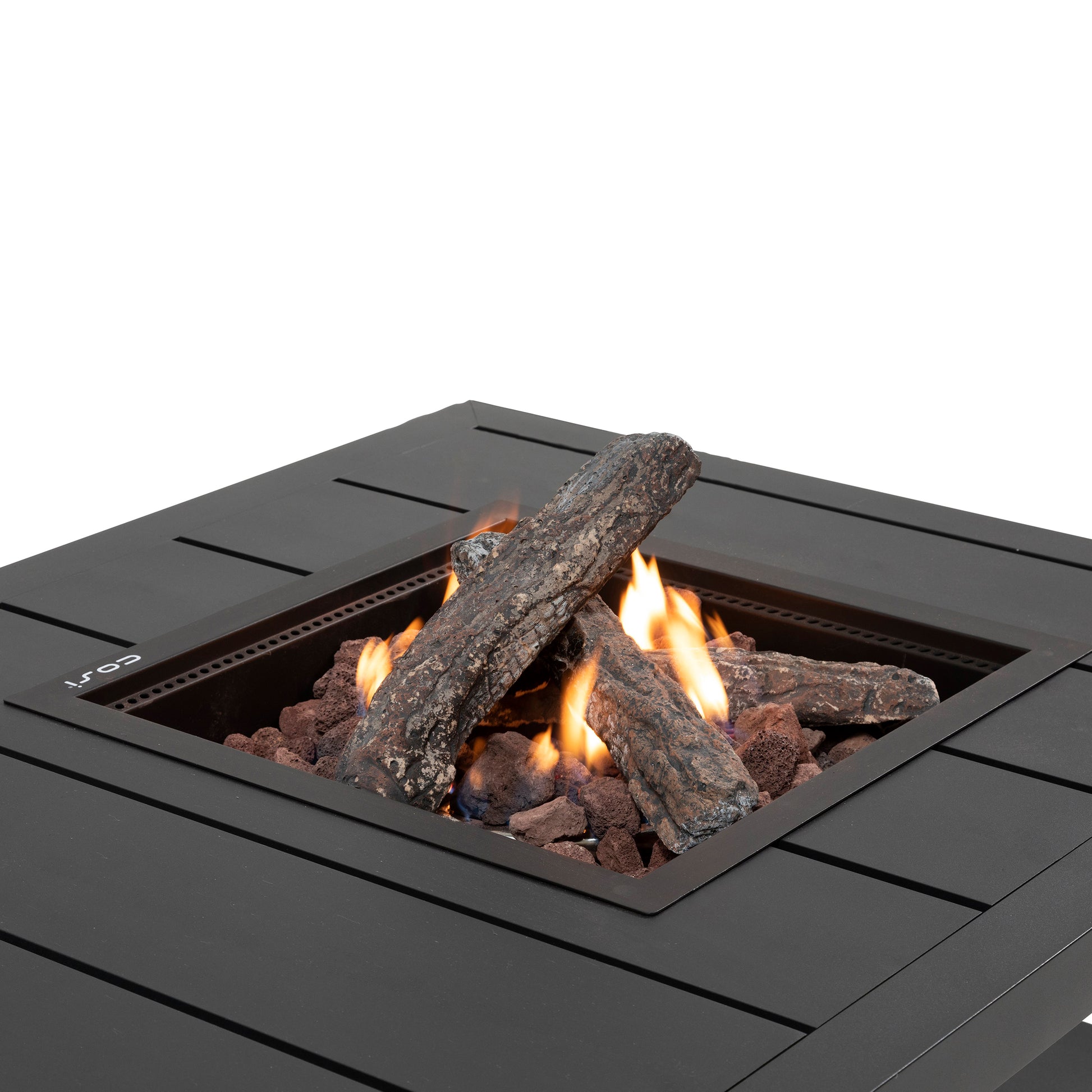 Cosi - Cosiflow 120 Rectangular Anthracite Fire Pit Table - Timeout Gardens
