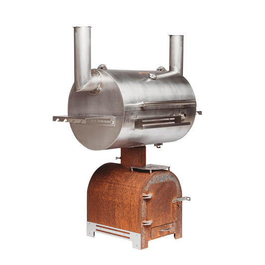 Grill Symbol - BBQ Smoker Smoky Beast Silver - Timeout Gardens