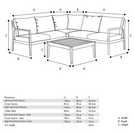 Malta Outdoor Corner Seating Set