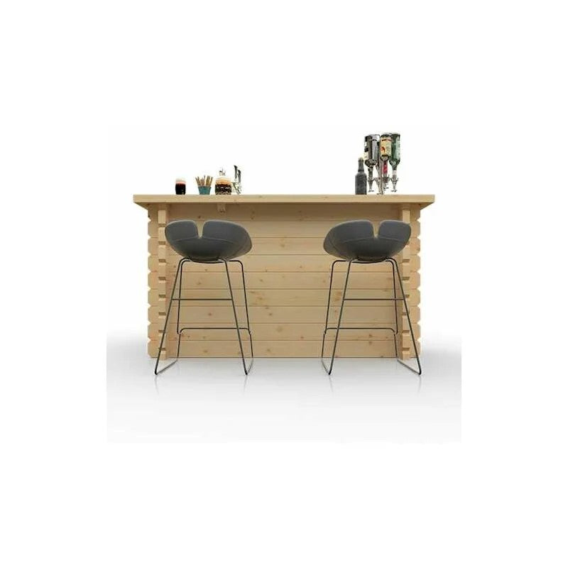 The L-shaped Cabin Bar