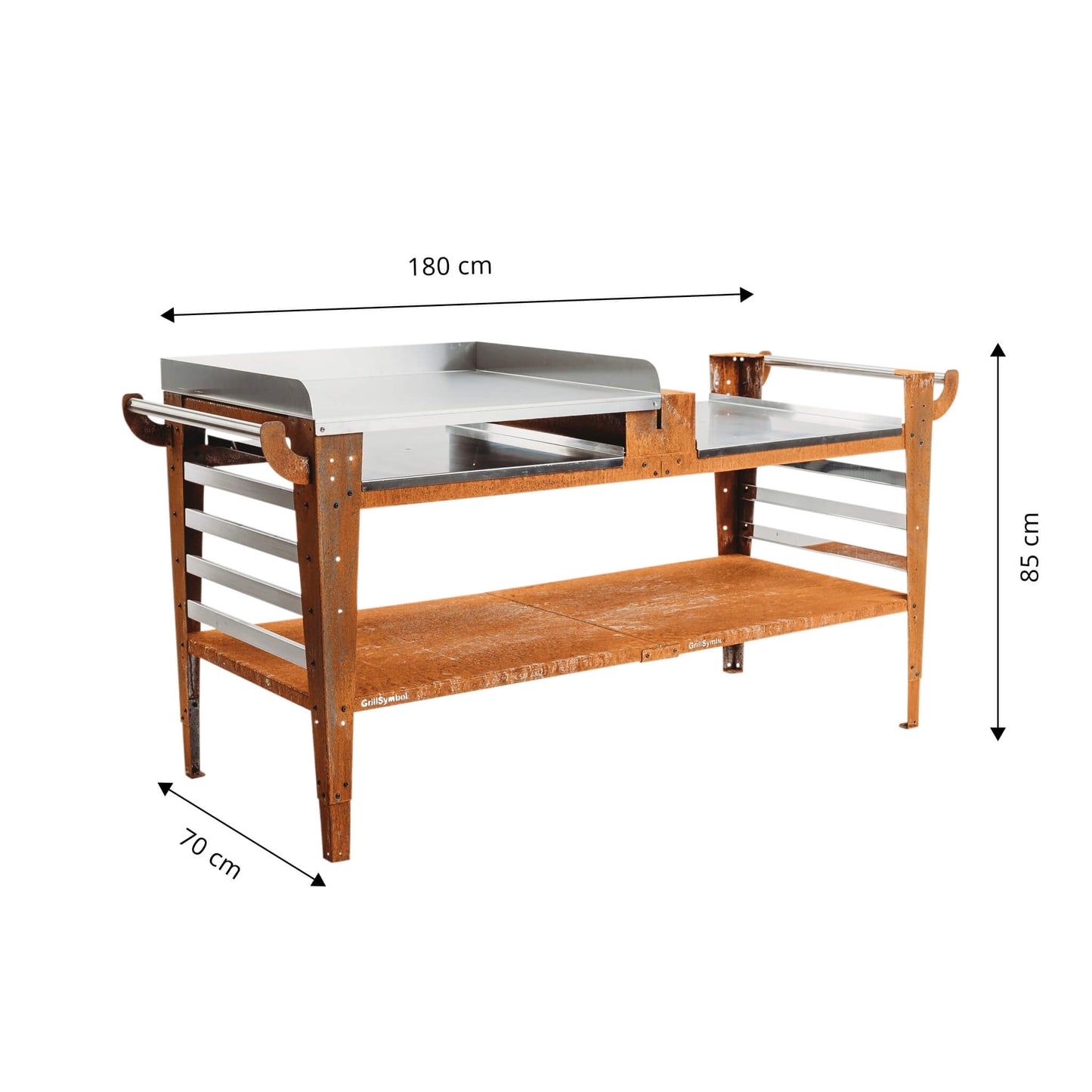 Grill Symbol - Side Table for Pizza Oven Baso-XL - Timeout Gardens