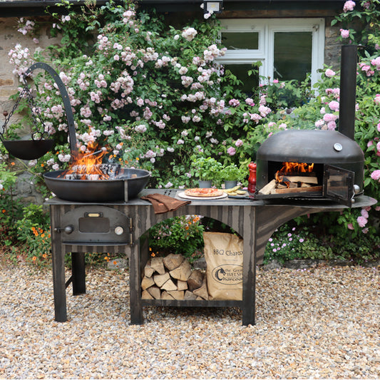 Complete Outdoor Kitchen with Dome Oven - Timeout Gardens