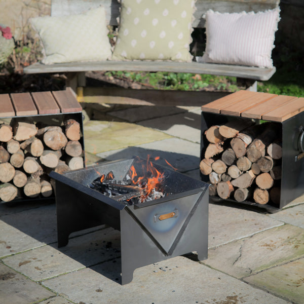 Firepits Uk - Flat Pack Fire Pit - Timeout Gardens