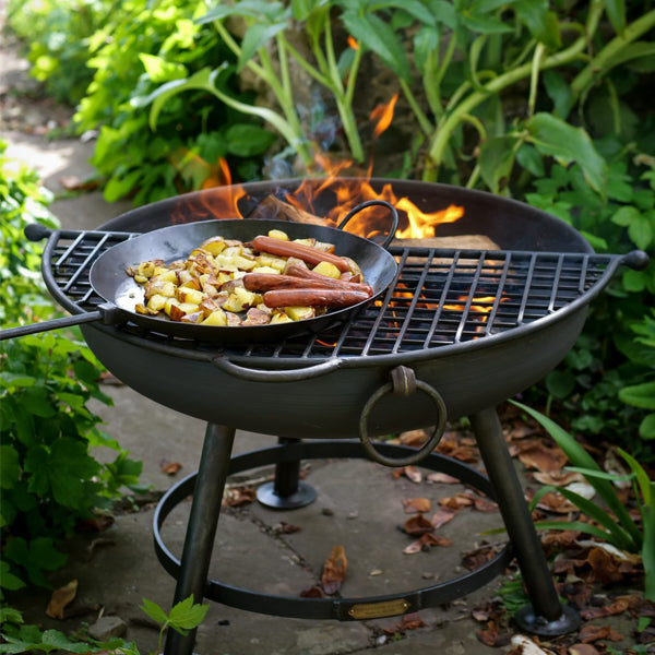 Firepits Uk - Half Moon Mesh BBQ Rack Collection - Timeout Gardens