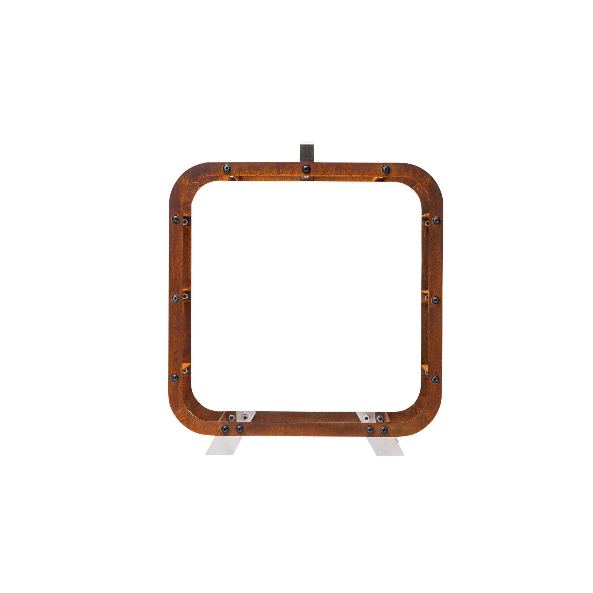 Grill Symbol - Corten Steel Firewood Basket Leo 58*58 cm - Timeout Gardens