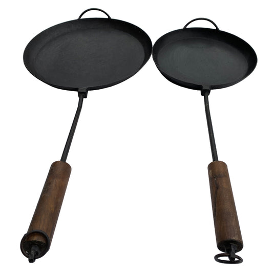 Firepits Uk - Long Handled Pan - Timeout Gardens