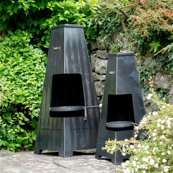 Piazza Junior Chiminea with Swing Arm BBQ Rack - Timeout Gardens