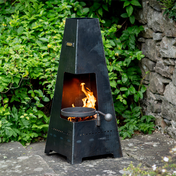 Piazza Junior Chiminea with Swing Arm BBQ Rack - Timeout Gardens