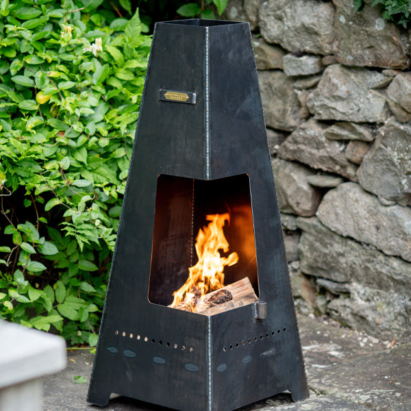 Piazza Junior Chiminea with Swing Arm BBQ Rack - Timeout Gardens