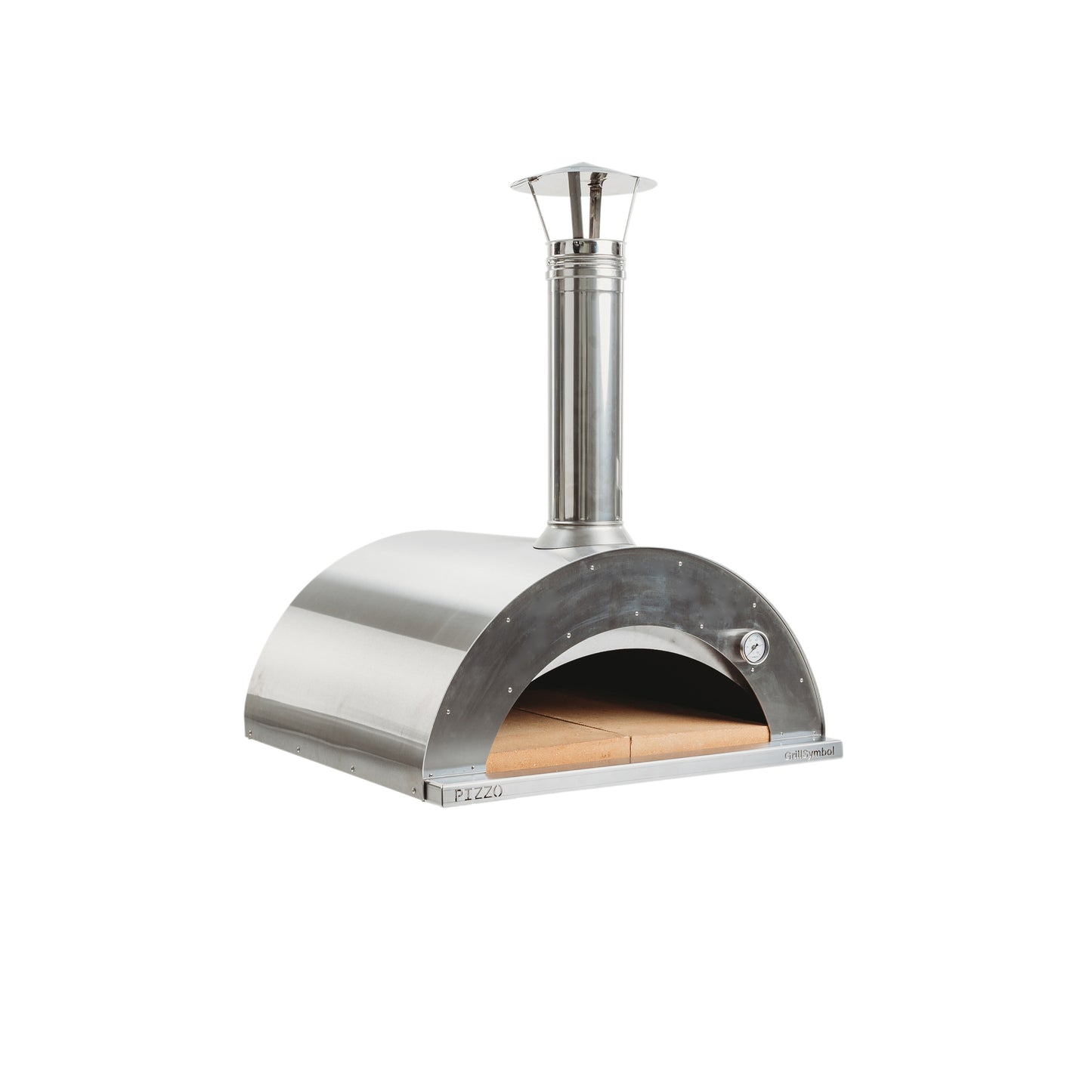 Grill Symbol - stainless steel Wood Fired Pizza Oven Pizzo-inox - Timeout Gardens