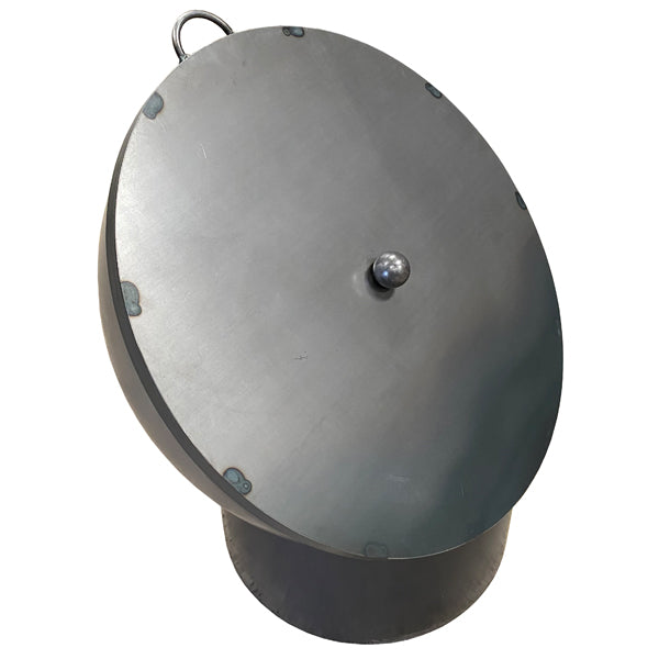 Firepits Uk - Tilted Sphere Lid - Timeout Gardens