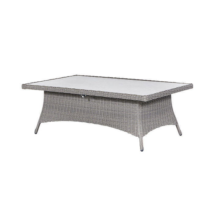 Barbados Slate Grey Outdoor 3 Seater Seating Set with Ceramic Top