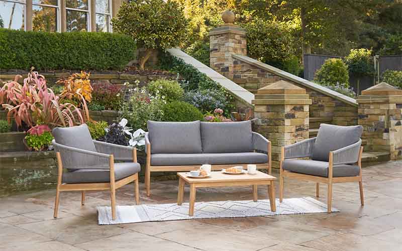 Denver Grey Outdoor Seating Set