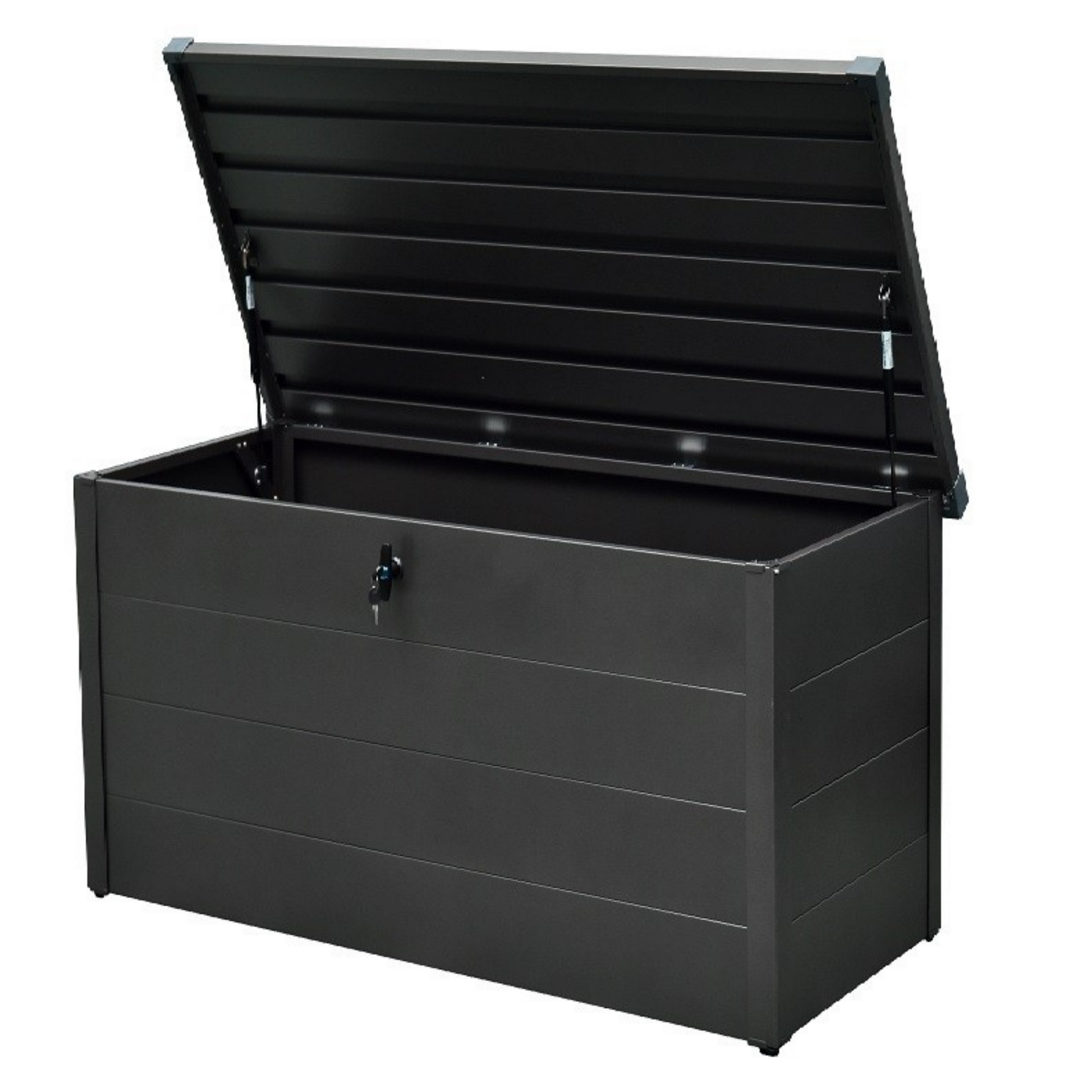 Large Black Plastic storage box