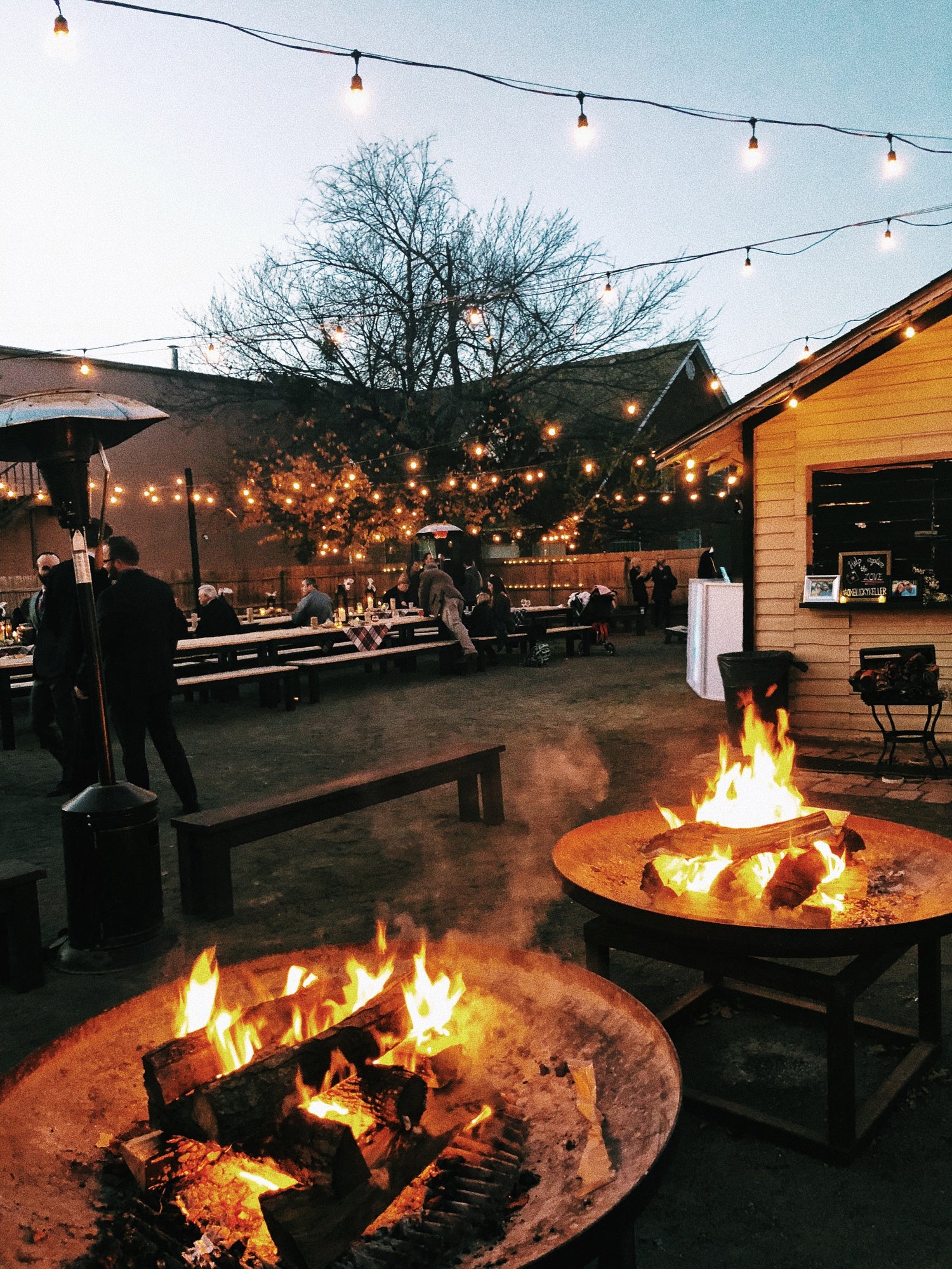 Stunning Fire Pit Tables at Timeout Gardens